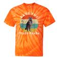 Save the Trash Panda Raccoon T-Shirt | Retro Vintage Tie-Dye Orange Tie-Dye