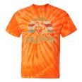 Stay Trashy Opossum & Raccoon Internet Meme Tie-Dye T-Shirt Orange Tie-Dye