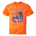 Strawberry Jam Raccoon Tie-Dye T-Shirt | Fun & Casual Orange Tie-Dye
