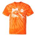 Trash Panda Meme Tie-Dye T-Shirt - Fun Racoon Design for Teens Orange Tie-Dye