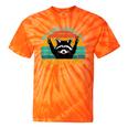 Trash Panda Raccoon Tie-Dye T-Shirt | Fun Animal Print Orange Tie-Dye