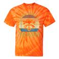Vintage Raccoon Tie-Dye T-Shirt - Fun Gift for Raccoon Lovers Orange Tie-Dye