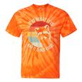 Vintage Raccoon Tie-Dye T-Shirt - Quirky, Unisex Style Orange Tie-Dye