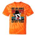 Vintage Tie-Dye Autism Awareness T-Shirt | Raccoon Design Orange Tie-Dye