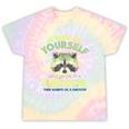Always Be A Racoon Tie-Dye T-Shirts Hazy Rainbow Tie-Dye