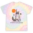 Everyday Is Trash Day Retro 90s Sunset Raccoon Trash Panda Tie-Dye T-Shirts Hazy Rainbow Tie-Dye