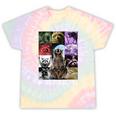 Feral Era Tie-Dye Raccoon Meme T-Shirt | Fun Unisex Tee Hazy Rainbow Tie-Dye
