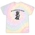 Raccoon Cowboy Tie-Dye Unisex T-Shirt | Fun Western Vibe Hazy Rainbow Tie-Dye