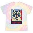 Raccoon Lover Tie-Dye T-Shirt - Fun Animal Print for Collections Hazy Rainbow Tie-Dye