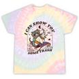 Raccoon & Possum Tie-Dye Tee | Unisex Novelty Shirt for Animal Lovers Hazy Rainbow Tie-Dye
