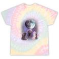 Rat Tie-Dye T-Shirt | Howling Moon Design | Unisex Casual Top Hazy Rainbow Tie-Dye