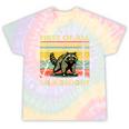 Retro Angry Raccoon Tie-Dye Unisex T-Shirt - Fun & Spirited Style Hazy Rainbow Tie-Dye