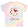 Sarcastic Raccoon Lover Tie-Dye T-Shirt - Fun Unisex Statement Hazy Rainbow Tie-Dye