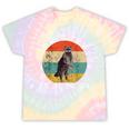 Save the Trash Panda Raccoon T-Shirt | Retro Vintage Tie-Dye Hazy Rainbow Tie-Dye