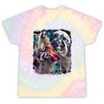 Three Racoon Moon 3 Racoon Moon Cursed Meme Tie-Dye T-Shirts Hazy Rainbow Tie-Dye
