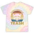 Vintage Raccoon Tie-Dye T-Shirt - Fun Gift for Raccoon Lovers Hazy Rainbow Tie-Dye