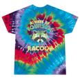 Always Be a Raccoon Tie-Dye T-Shirt | Fun Unisex Tee for Casual Days Festival Tie-Dye