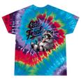 Cute Panda Raccoon Tie-Dye T-Shirt - Fun Unisex Costume Festival Tie-Dye