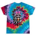 Cute Tie-Dye Racoon T-Shirt - Small, Colorful, Fun Vibe Festival Tie-Dye
