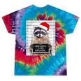 Dear Santa Raccoon Tie-Dye T-Shirt - Festive Christmas Fun Festival Tie-Dye
