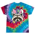 Easter Raccoon Tie-Dye T-Shirt - Fun for Bunny Lovers Festival Tie-Dye