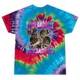 Even Baddies Get Saddies Raccoon Tie-Dye T-Shirt | Fun Meme Wear Festival Tie-Dye