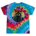 Ferret Moon Tie-Dye T-Shirt | Whimsical Animal Theme Festival Tie-Dye