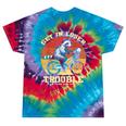 Get In Loser Tie-Dye T-Shirt | Raccoon Opossum Theme | Unisex Fun Wear Festival Tie-Dye