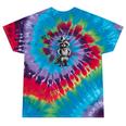 Raccoon Cowboy Tie-Dye Unisex T-Shirt | Fun Western Vibe Festival Tie-Dye