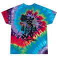 Raccoon Cowboy Western Tee - Tie-Dye Vintage Style for Adults Festival Tie-Dye