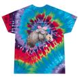Raccoon Fairy Godpossum Tie-Dye T-Shirt - Quirky Charm Festival Tie-Dye