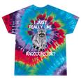 Raccoon Lover Tie-Dye T-Shirt - Fun Animal Design for Wildlife Fans Festival Tie-Dye