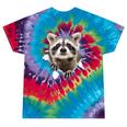 Raccoon Lover Tie-Dye T-Shirt | Gift for Raccoon Mom & Dad Festival Tie-Dye
