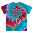 Raccoon Lover Tie-Dye T-Shirts | Festive Christmas Lights Design Festival Tie-Dye