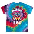 Raccoon Lovers Tie-Dye T-Shirt - Adorable Animal Theme - Small Festival Tie-Dye