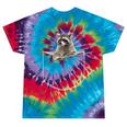 Raccoon Pocket Tie-Dye T-Shirt - Unisex Fun & Trendy Design Festival Tie-Dye