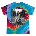 Raccoon & Sasquatch Selfie Tie-Dye T-Shirt - Fun Unisex Apparel Festival Tie-Dye