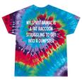 Raccoon Spirit Animal Tie-Dye T-Shirt - Sarcastic Humor Festival Tie-Dye