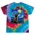 Raccoon Starry Night Tie-Dye Unisex T-Shirt - Van Gogh Art Lovers Festival Tie-Dye