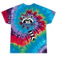 Raccoon Tie-Dye T-Shirt | Casual, Cartoon Animal | Classic Fit Festival Tie-Dye