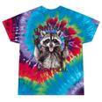 Raccoon Unhinged Feral Retro Tie-Dye T-Shirt - Summer Vibe Festival Tie-Dye