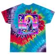 Vaporwave Raccoon Tie-Dye T-Shirt | Retrowave Synthwave Style Festival Tie-Dye