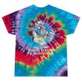 Vintage Western Raccoon Tie-Dye T-Shirt - Humorous Cowboy Design Festival Tie-Dye
