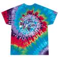 Workout Gym Raccoon Tie-Dye T-Shirt | Fun Fitness Motivation Festival Tie-Dye