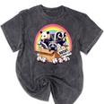 Adopt A Street Cat Tee - Vintage Raccoon & Opossum Theme Mineral Black