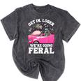 Get In Loser Meme Tee - Mineral Wash | Raccoon Opossum Vibes Mineral Black