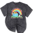 Groovy Little Light of Mine Raccoon T-Shirt - Mineral Wash Fun Mineral Black