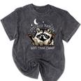 It's Called Trash Can Not Trash Cannot Funny Racoon Mineral Wash Tshirts Mineral Black
