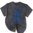 Moody Raccoon Meme T-Shirt - Unisex Mineral Wash Tee | Foodie Fun Mineral Black