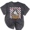 Possum & Raccoon 'Adopt A Cat' Team T-Shirt - Mineral Wash - Animal Lovers Mineral Black
